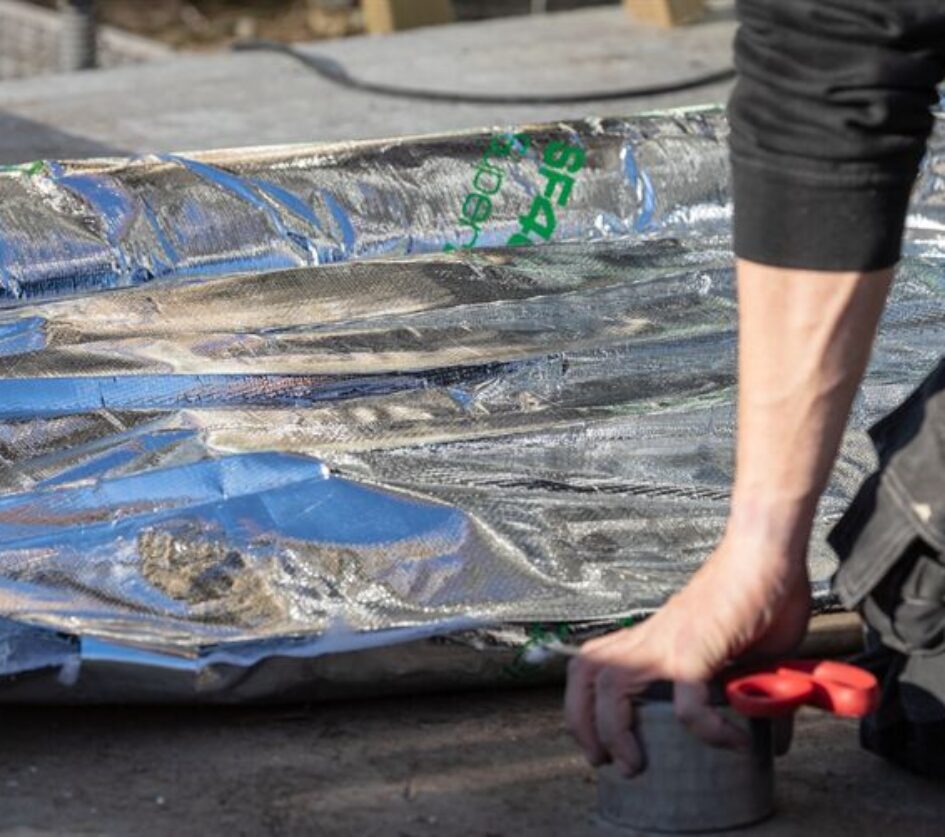 Duurzame bouw dankzij SuperFOIL isolatiefolie